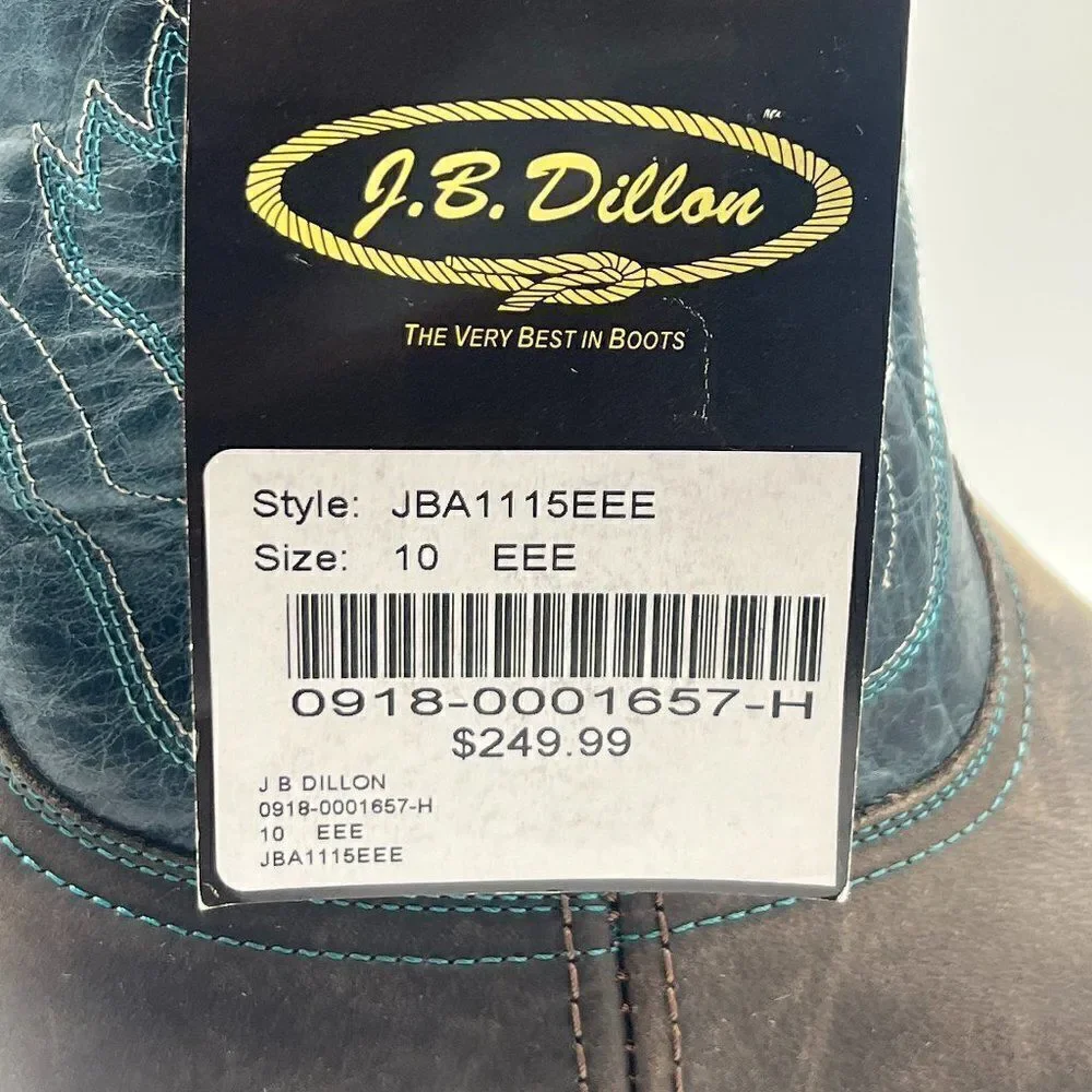 J.B Dillon Square Toe Boot